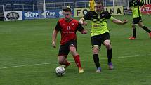 Fotbalisté Jalubí (žlutočerné dresy) zdolali ve finále Poháru OFS Jarošovský pivovar Stříbrnice 7:1. Utkání na stadionu ligového Slovácka sledovalo 1234 diváků.