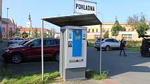 Parkovací automat v centru Uherského Hradiště. Ilustrační foto.