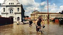 Výstava Povodně v Uherském Hradišti ve Slováckém muzeu.