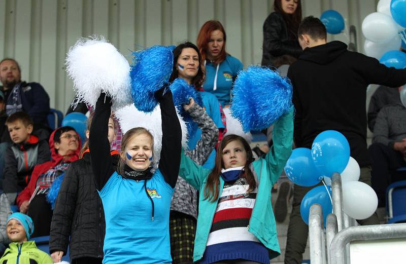 1. FC Slovácko - FC Slovan Liberec (v modrém)