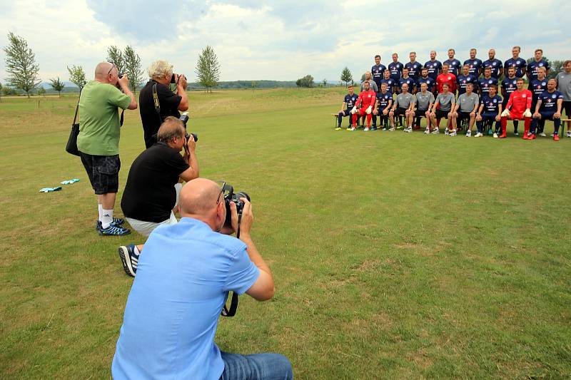 Fotografování fotbalistů 1. FC Slovácko.