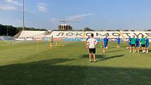 Fotbalisté Slovácka se v bulharském Plovdivu chystají na první zápas druhého předkola Evropské konferenční ligy.