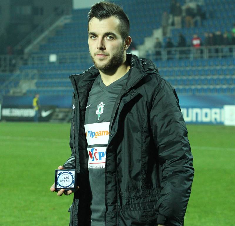 1. FC Slovácko - FK Jablonec. Martin Pospíšil – nejlepší hráč utkání.