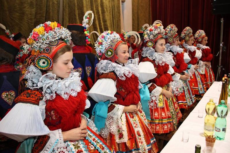 Tuzemským folklorním fenoménem je ve Vlčnově krojový ples s představením krále a jeho družiny.