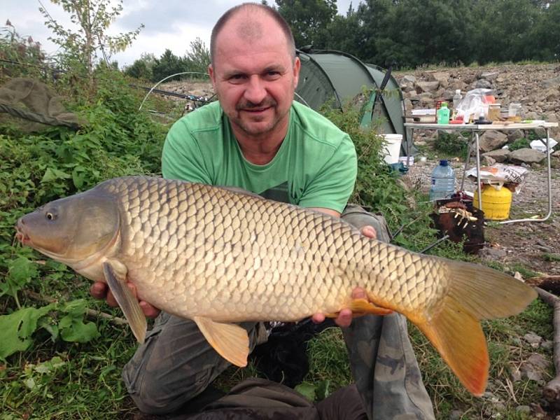 Soutěžní číslo 93 – Robert Žajgla, kapr, 100 cm, nevážen, chycen na Mušově.