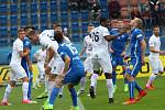 1. FC Slovácko - FC Slovan Liberec (v modrém)