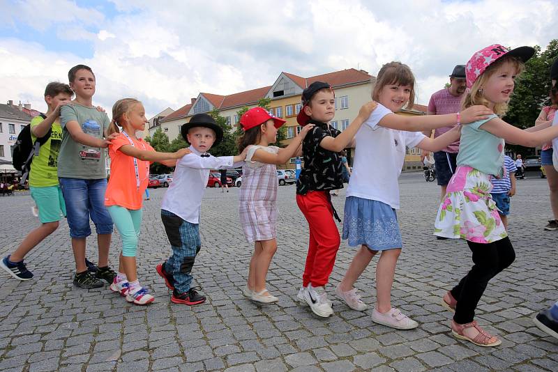 Magic festival 2018 v Uherském Hradišti. Kouzelné náměstí na Masarykově náměstí.