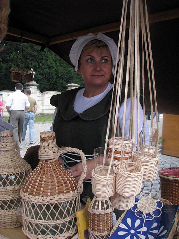 Festival česneku v Buchlovicích.