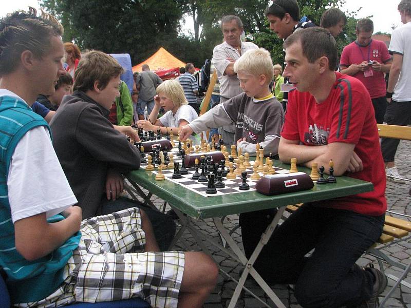 Festival česneku v Buchlovicích.