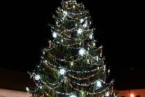 Vánoční strom v Uherském Ostrohu