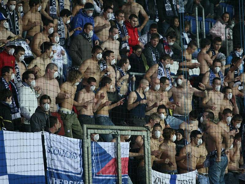 Fotbalový zápas 1. FC Slovácko-Jablonec skončil remízou.