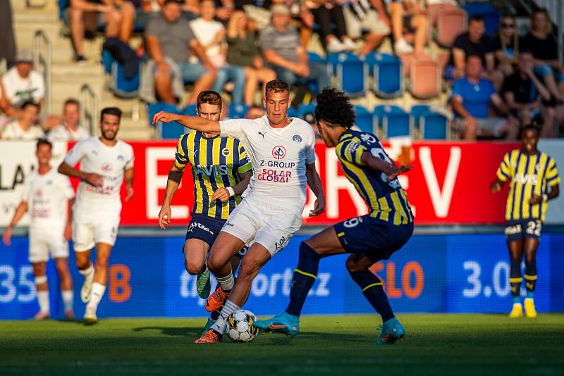 Odvetné utkání 3. předkola fotbalové Evropské ligy: 1. FC Slovácko - Fenerbahce Istanbul, 11. srpna 2022, Uherské Hradiště.