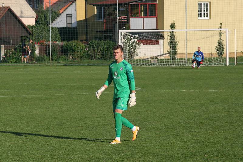 Osmnáctiletý brankář Slovácka Jiří Borek  má za sebou nadmíru povedený půlrok.