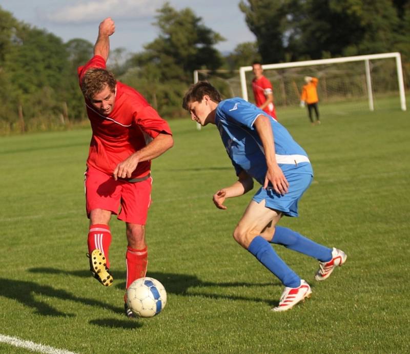 Ostrožská Lhota - Koryčany 1:2 (0:1).