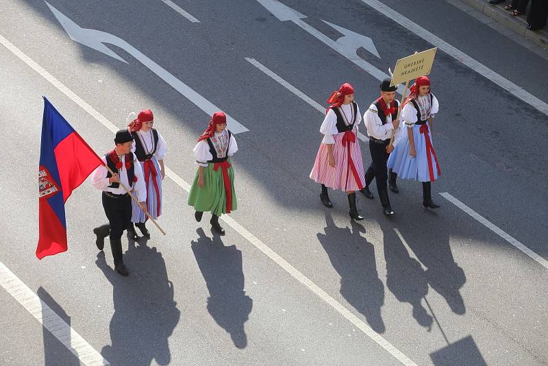 Slavnosti vína Uherské Hradiště 2017. Průvod