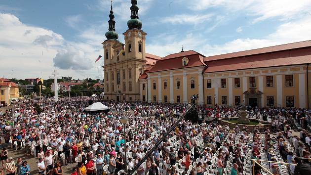 Národní cyrilometodějská pouť na Velehradě 5. července 2021.