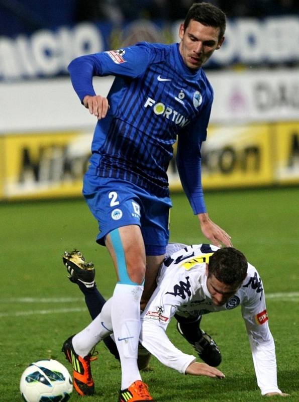 Mistrovské utkání ve fotbale muži l.Gambrinus ligy mezi FC Slovan Liberec a.s. a 1.FC Slovácko, a.s.