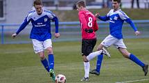 Dolní Benešov – Uherský Brod (v červeném) 0:1