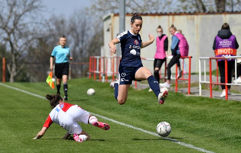 1. fotbalová liga žen 1. FC Slovácko - Slavie Praha. Ilustrační foto