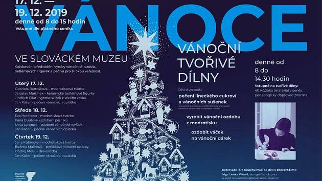 Tip na středu 18. prosince: Vánoce ve Slováckém muzeu - Slovácký deník