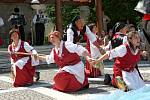 Vystoupení zahraničních folklórních souborů v muzeu v Uherském Brodě.  Na snímku italský soubor Gruppo Folk Val di Mazara z Mazara del Valle na Sicílii.