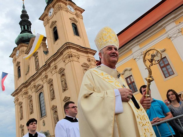 Olomoucký arcibiskup Jan Graubner na Velehradě 