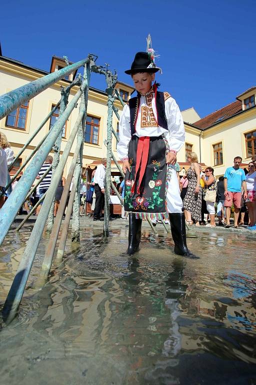 Slavnosti vína 2016 v Uherském Hradišti.  Mikroregion Staroměstsko ve Staré radnici.