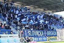 Fanoušci Slovácka vyhlížejí derby se sousedním Zlínem.