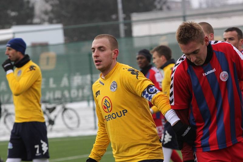 1. FC Slovácko - Senica 1:0 ( Slovácko ve žlutém).