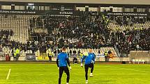 Fotbalisté Slovácka zakončili účast v základní skupině Evropské konferenční ligy na stadionu Partizanu Bělehrad.