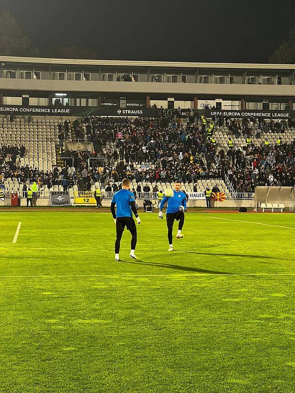 Fotbalisté Slovácka zakončili účast v základní skupině Evropské konferenční ligy na stadionu Partizanu Bělehrad.