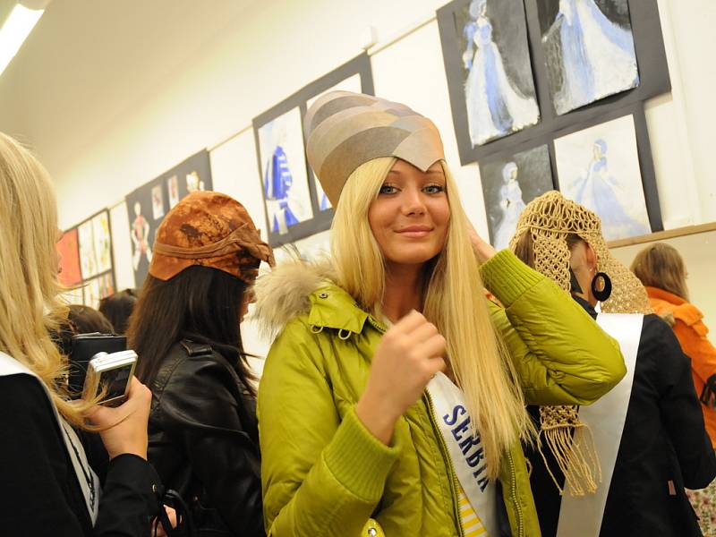 Finalistky Miss Europe and World Junior navštívili Uherské Hradiště.