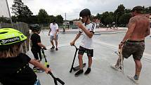 Skatepark v Uherském Hradišti slavnostně otevřeli v pátek 25. června 2021