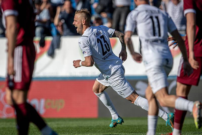 Finále českého fotbalového poháru MOL Cupu: 1. FC Slovácko - Sparta Praha, 18. května 2022 v Uherském Hradišti.