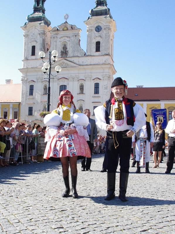 Slovácké slavnosti vína a otevřených památek 2013 v Uherském Hradišti.