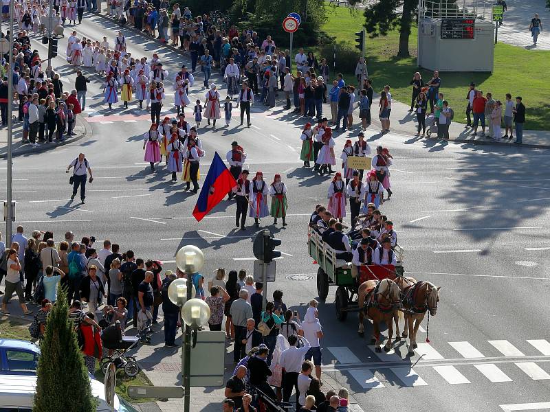 Slavnosti vína Uherské Hradiště 2017. Průvod