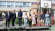 Zahájení školního roku na nádvoří Gymnázia Uherské Hradiště