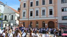 Otevření opravené budovy Základní umělecké školy na Mariánském náměstí v Uherském Hradišti