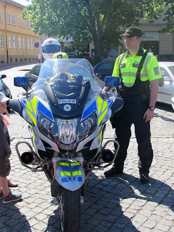 Masarykovo náměstí v Uherském Hradišti hostilo hasiče, policisty i zdravotníky.