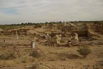 Archeologové zkoumají starověké město u dnešního Wad Ben Naga.