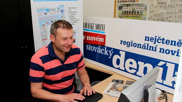 Svatopluk Habanec v redakci Slováckého deníku odpovídá na dotazy čtenářů.