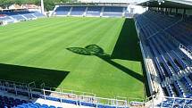 Městský stadion Miroslava Valenty v Uherském Hradišti.