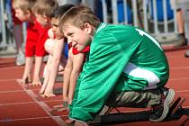 Atletických závodů se zúčastnily děti z 11 Dětských domovů.