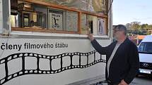 Natáčení filmu Tichý společník v okolí Uherského Brodu