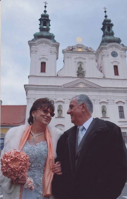 Soutěžní svatební pár číslo 122 - Marie a Josef Kubelovi, Uherské Hradiště
