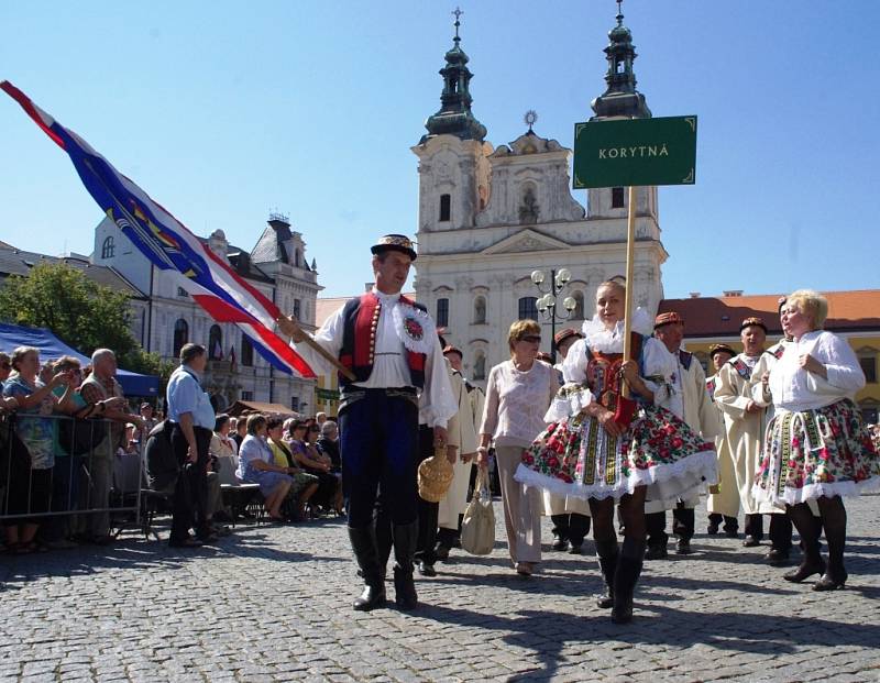 Slovácké slavnosti vína a otevřených památek 2013 v Uherském Hradišti.