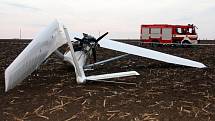 Tragická havárie letadla u Dolního Němčí