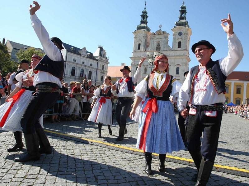 slovácké slavnosti vína a otevřených památek 2013 v Uherském Hradišti.