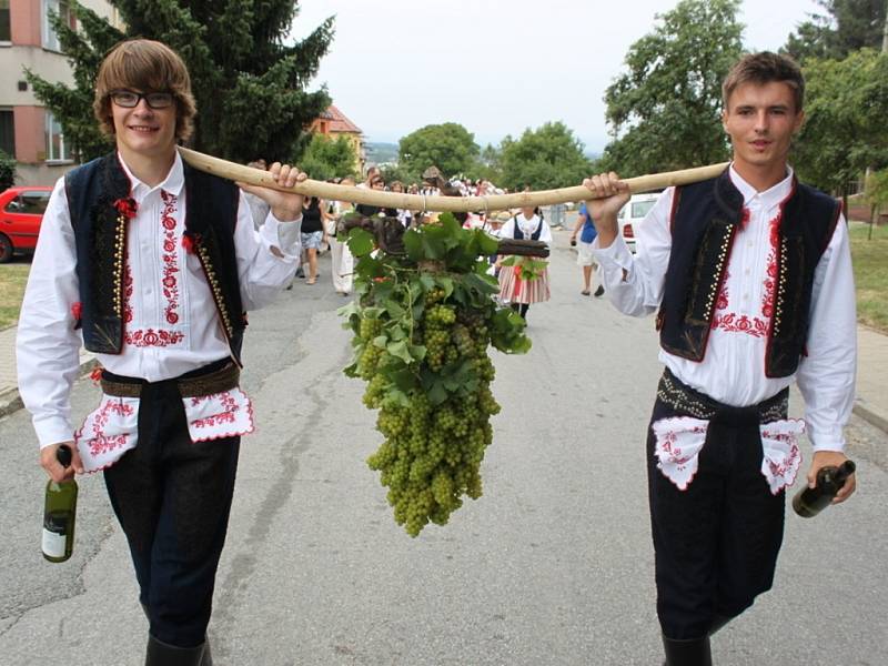 Návštěvníci VI. ročníku TOP víno Slovácka se v sobotu na hřišti u školy rozhodně nenudili.