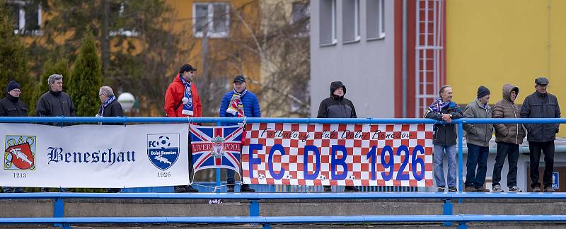 Dolní Benešov – Uherský Brod (v červeném) 0:1